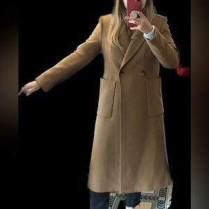 Brand new camel Zara wool coat
